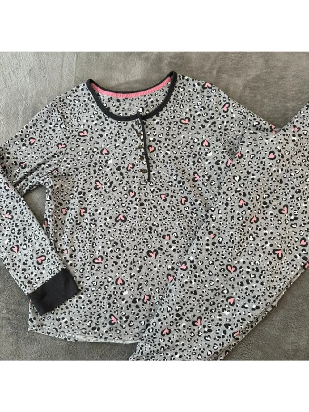 CuddlDuds Cuddl Duds Pajamas Set MEDIUM Animal Print Pants Shirt